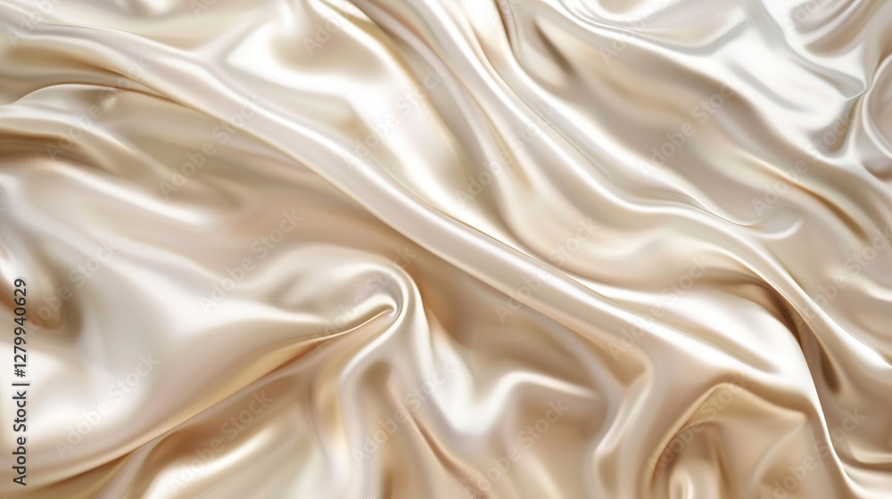 Fototapeta premium Paper texture background featuring a premium pearl surface with elegant layers, clean structure, and a glossy finish. This background is perfect for adding a touch of sophistication and refinement to 