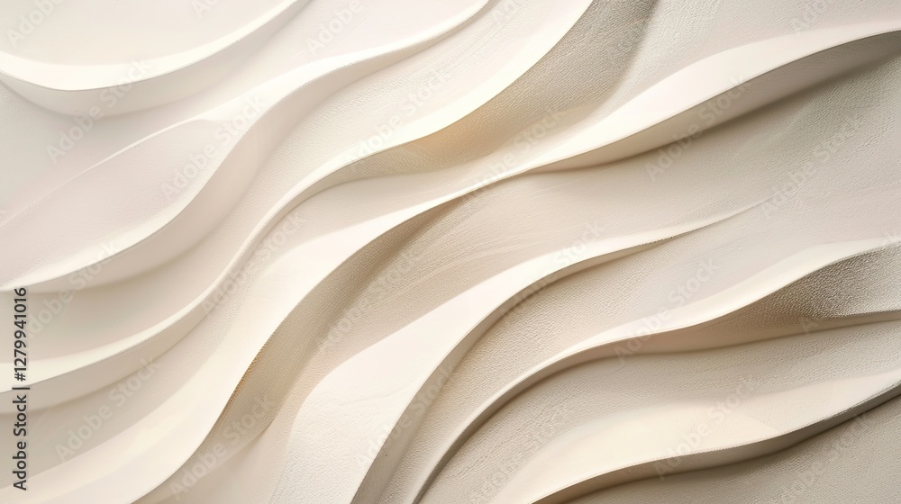 Obraz premium Paper texture background featuring a premium pearl surface with elegant layers, clean structure, and a glossy finish. This background is perfect for adding a touch of sophistication and refinement to 