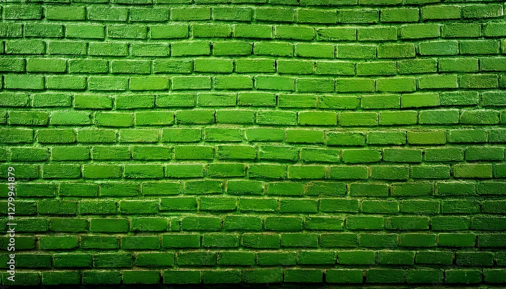 Fototapeta premium St Patricks Day green brick wall background