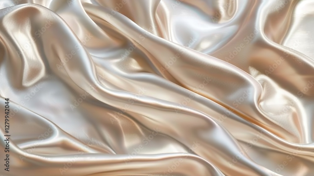 Fototapeta premium Paper texture background featuring a premium pearl surface with elegant layers, clean structure, and a glossy finish. This background is perfect for adding a touch of sophistication and refinement to