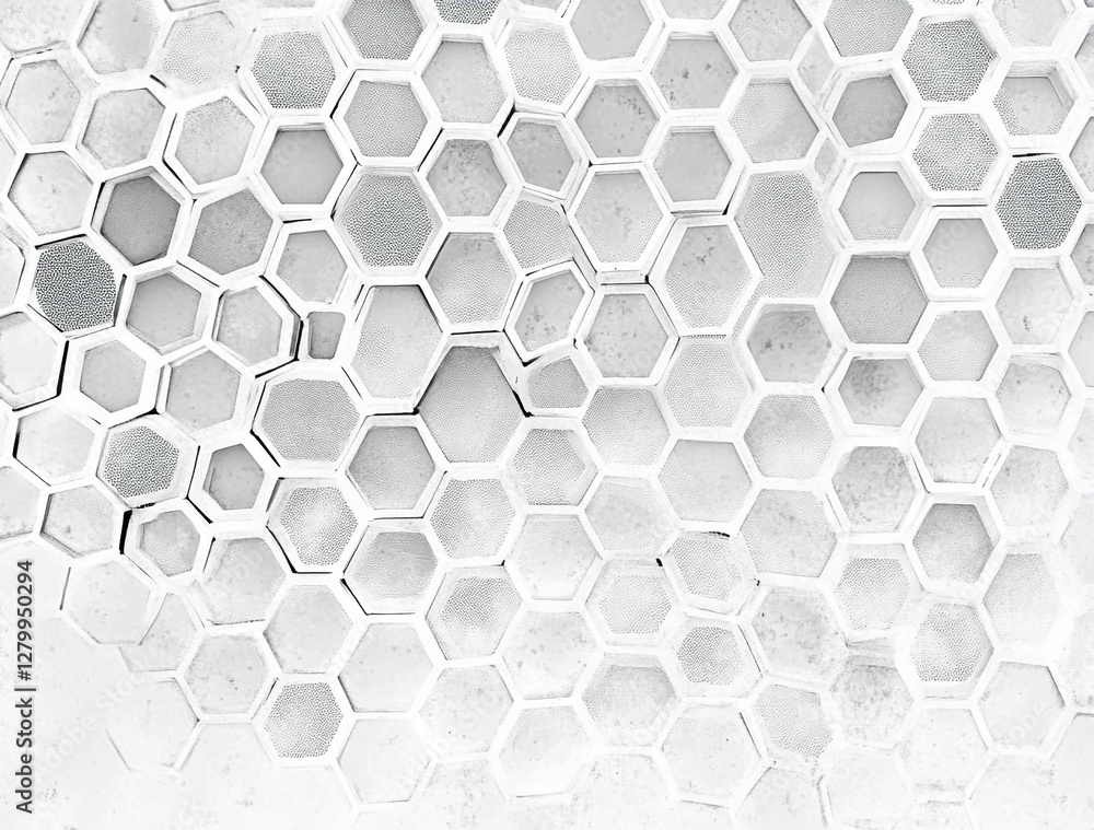 Minimalist White Honeycomb Texture Minimalist White Honeycomb Texture