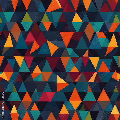 Vibrant Geometric Pattern Background
