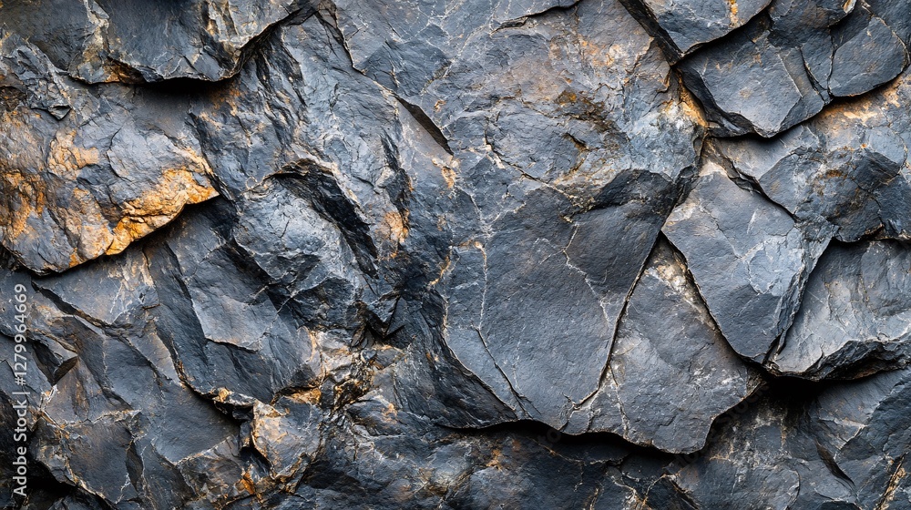 An intricate image of rugged gray and brown rock formations An intricate image of rugged gray and brown rock formations