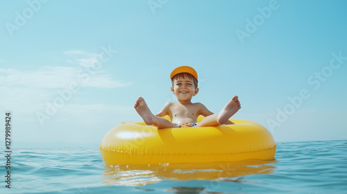 Joyful Summer Floatie Ride:...