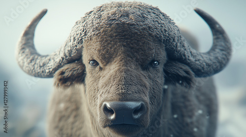 Majestic Buffalo Portrait: ...