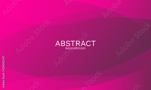 Dynamic magenta gradient background with flowing curved shapes design