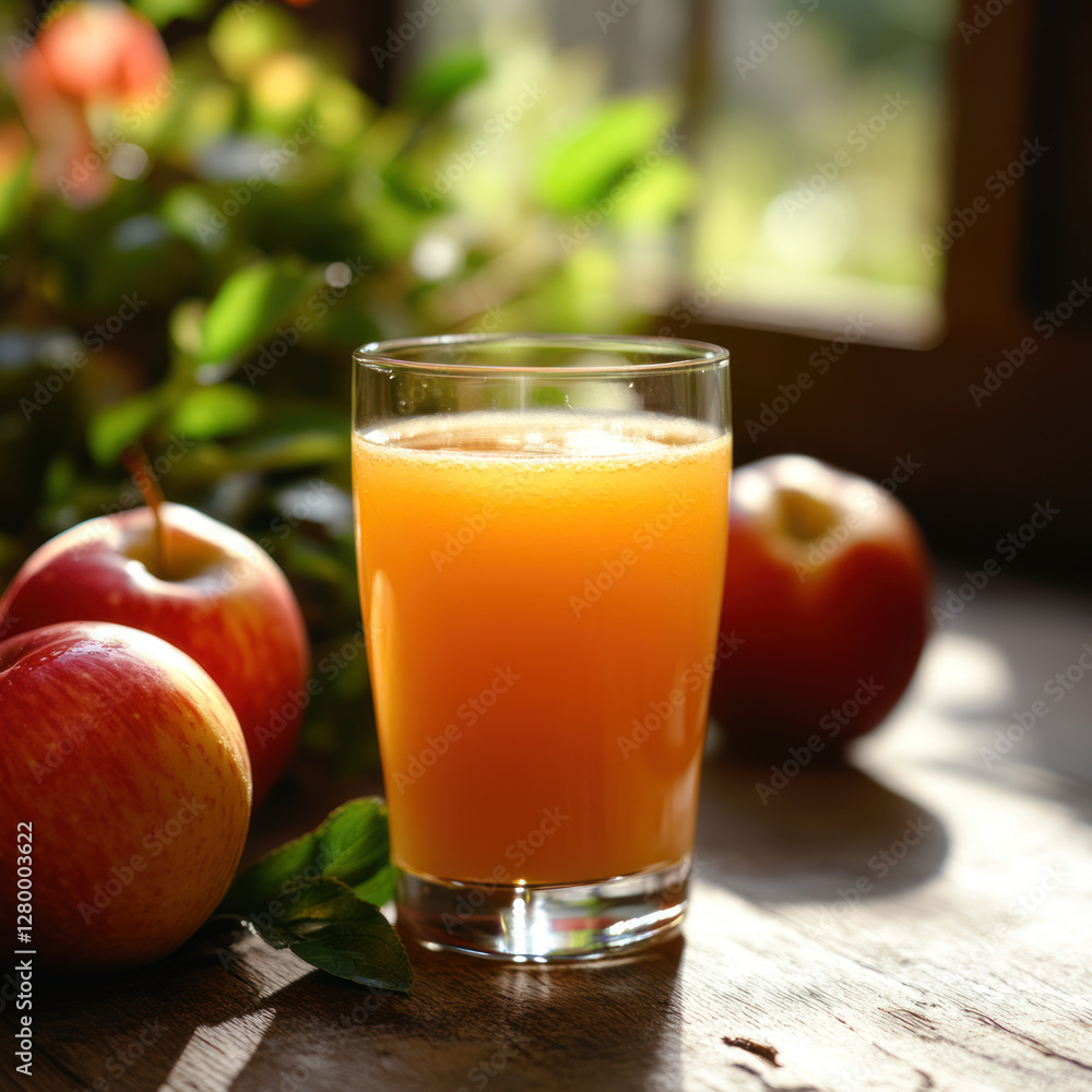 glass of apple juice glass of apple juice