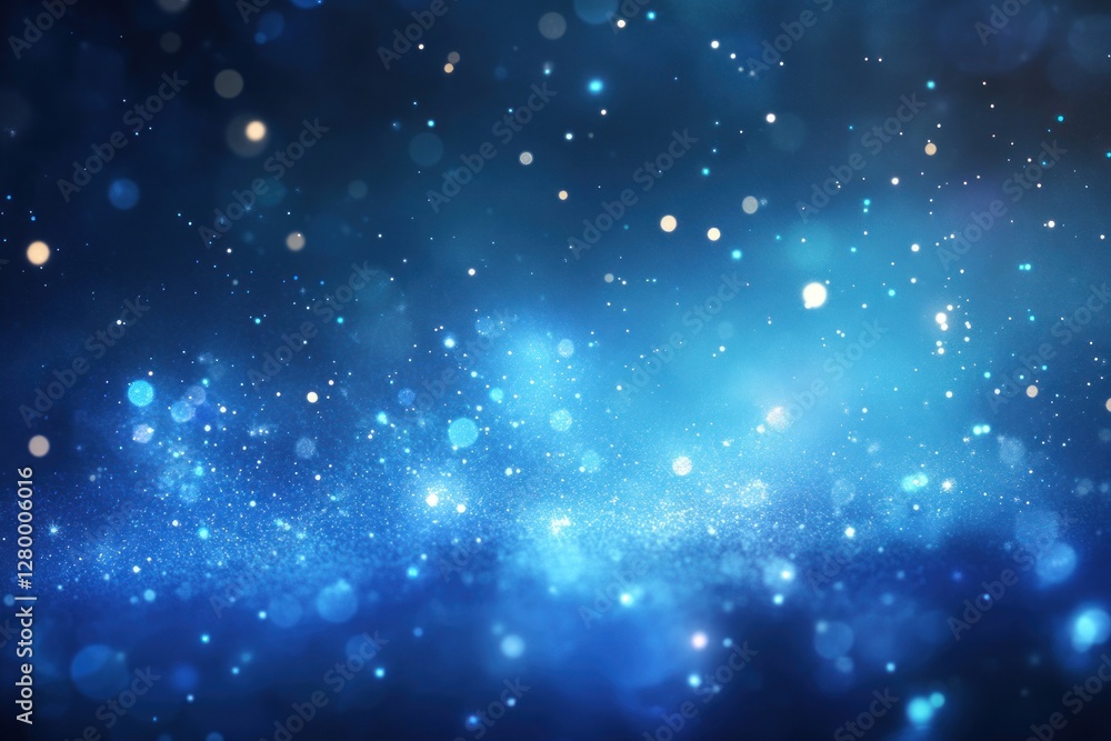 Abstract blue glowing particles background. Abstract blue glowing particles background.