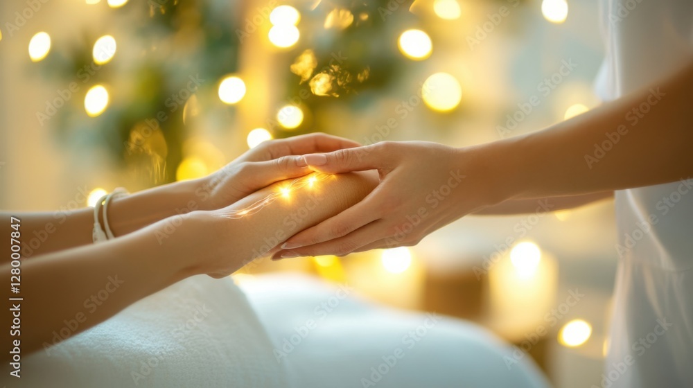 custom made wallpaper toronto digitalNerve therapy being performed in a wellness center with a skilled therapist working on a patient’s arm. Featuring pain relief and care