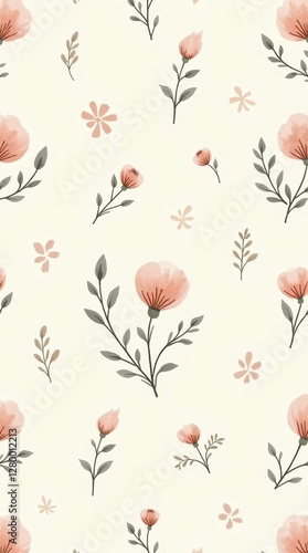Floral patterned background