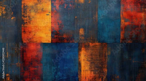 Vibrant digital art contemporary abstract expressions on display