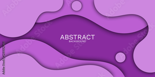 Softly hued organic shapes create a calming abstract background design