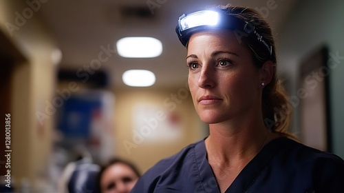 Dedicated Healthcare Professional: A Night Shift Portrait