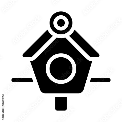 Birdhouse Solid Icon