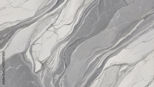 White and Gray Smooth Marble Texture
