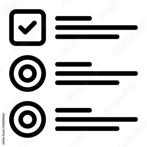 To Do List Line Icon