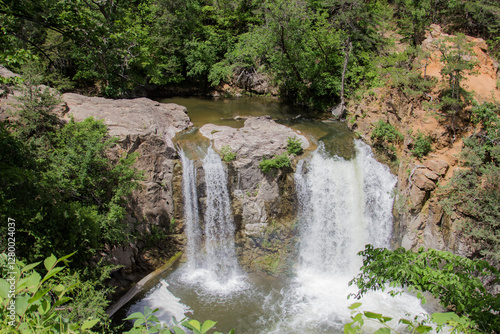 ramsey falls in ramsey park near redwood falls, minnesota