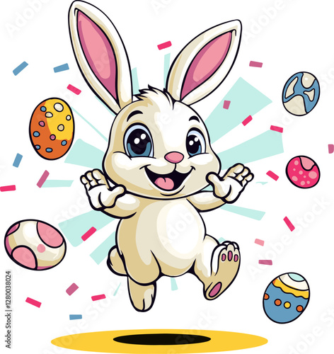 Art & Illustration Easter bunny character