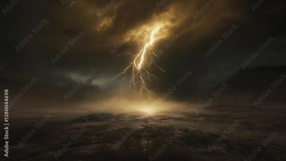 The lightning illuminated the dark sky, followed by a loud thunderclap that echoed through the valley. The lightning illuminated the dark sky, followed by a loud thunderclap that echoed through the valley.