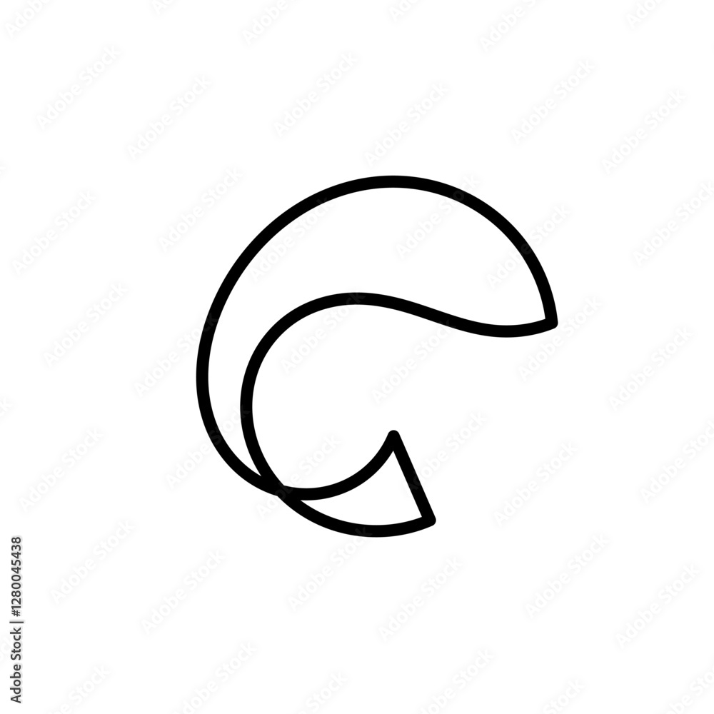Fish menu icon design template vector isolated illustration Fish menu icon design template vector isolated illustration