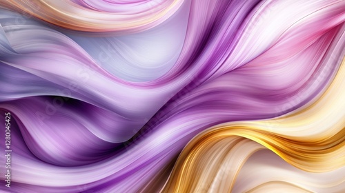 Obraz na płótnie Dynamic swirls of color abstract art digital creation vibrant palette close-up visual harmony w salonie