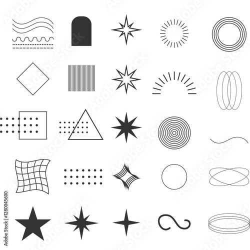 set of geometric element design