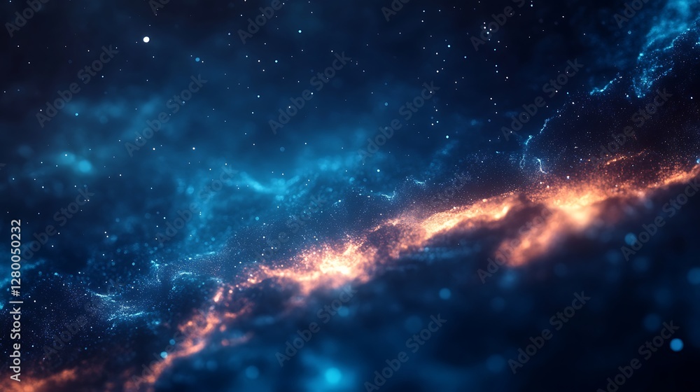 Obraz premium Space nebula forming stars. Science background use