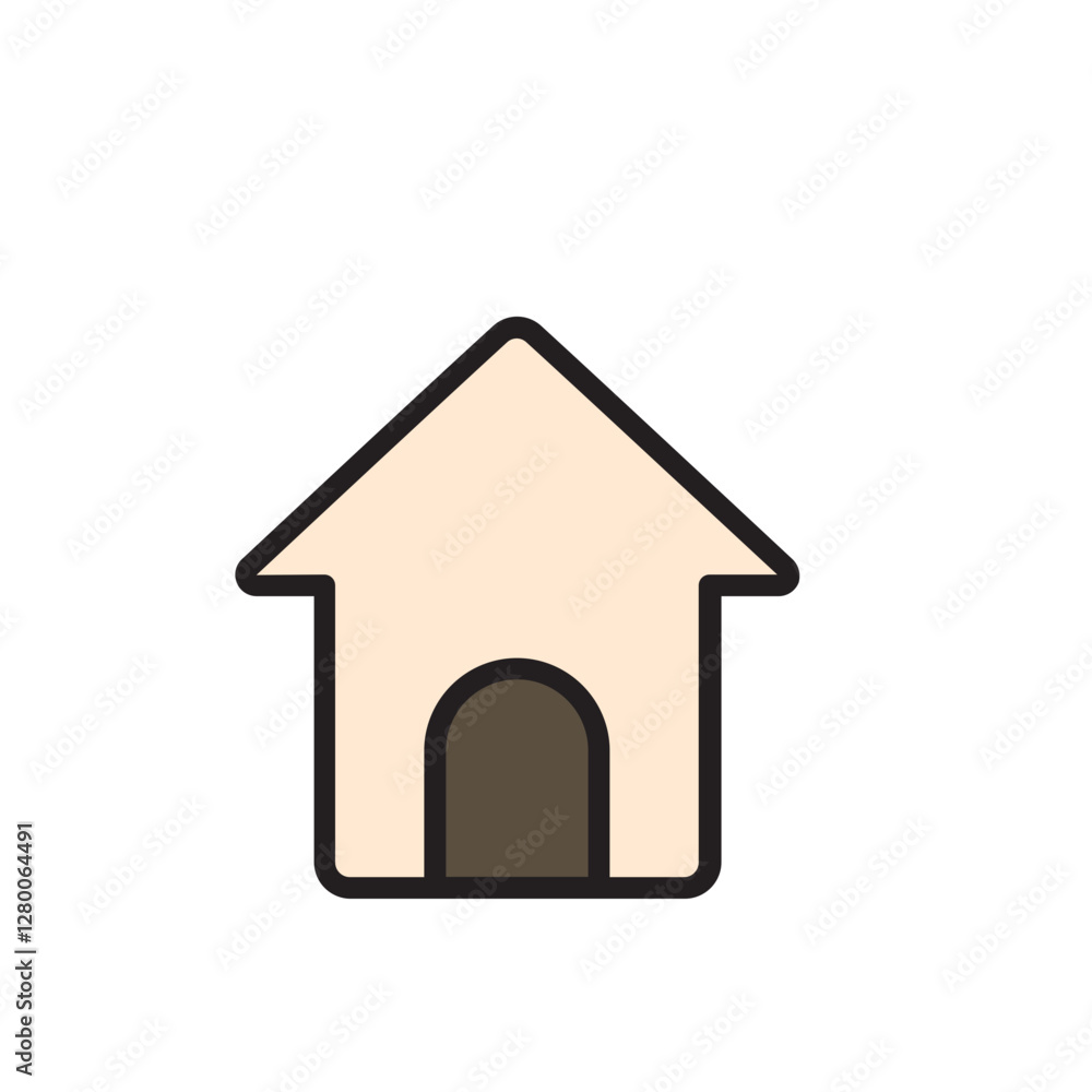 Home Filled Line Icon Home Filled Line Icon