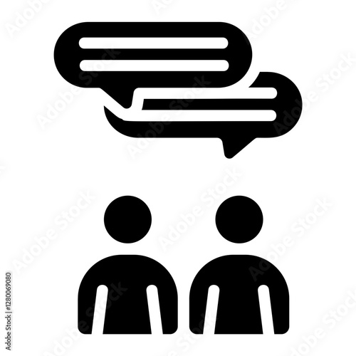 Conversation Solid Icon