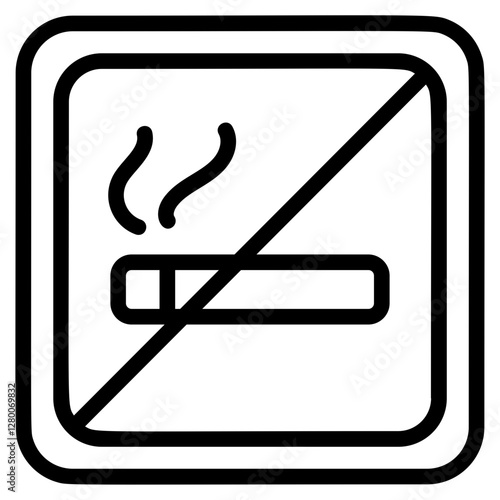 Don't smoke Line Icon