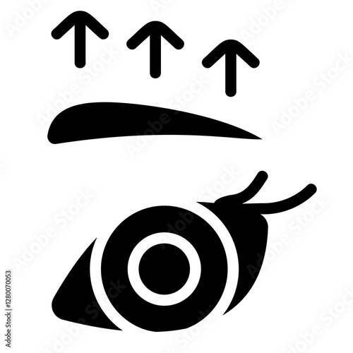 Eyebrow surgery Solid Icon