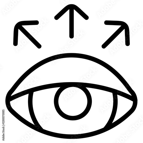 Eyelid surgery Line Icon