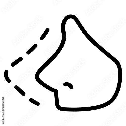 Nose surgery Line Icon