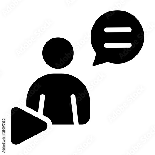 Review video Solid Icon