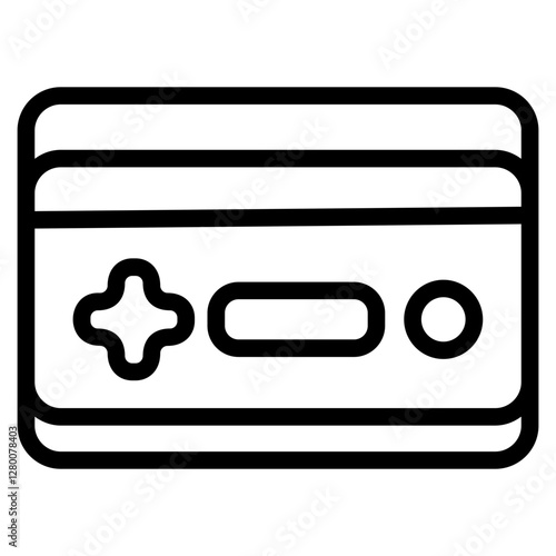 Tape recorder Line Icon