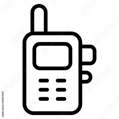 Walkie talkie Line Icon