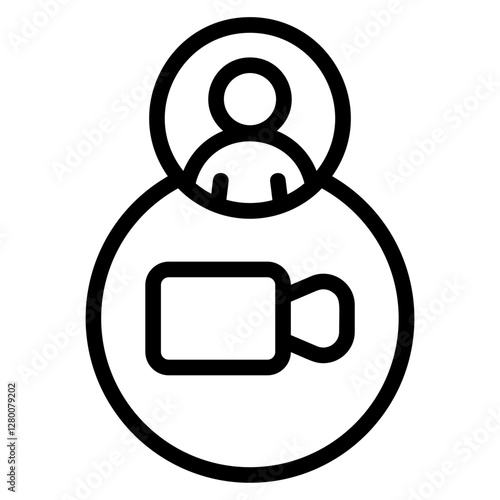 Watch video Line Icon