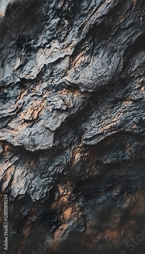 Textured rock surface revealing intricate details and subtle color gradients