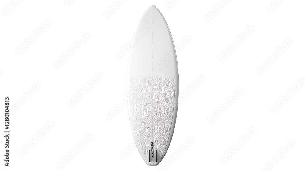 White surfboard on black background White surfboard on black background