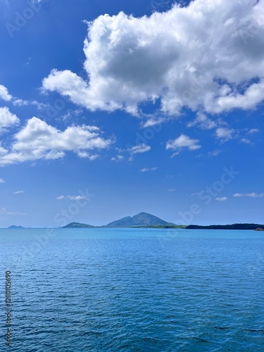 blue sky and clouds