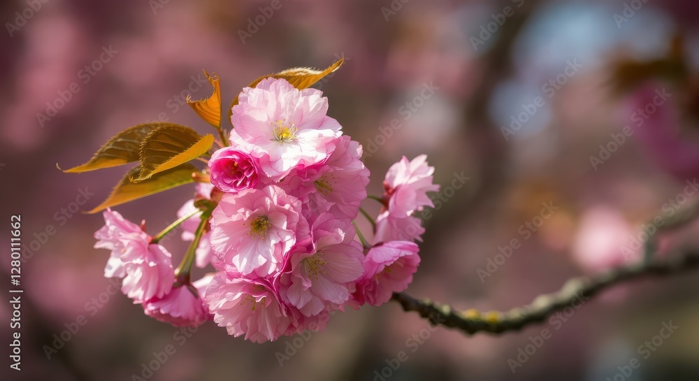 Obraz premium Beautiful cherry blossom background