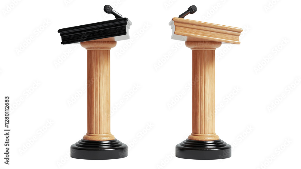 Dual Podiums for Public Speaking Events Dual Podiums for Public Speaking Events
