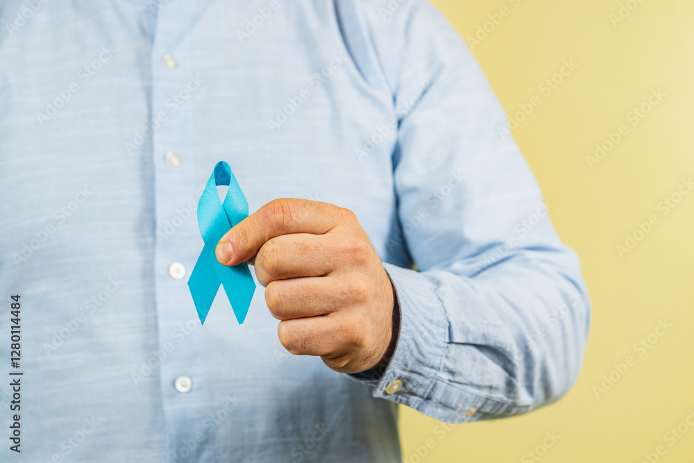 Support for men's cancer awareness through blue ribbon initiative Support for men's cancer awareness through blue ribbon initiative