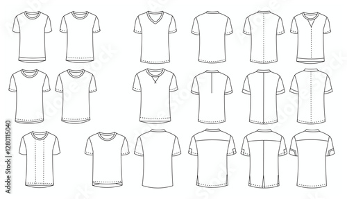 T-Shirt Collection Sketch