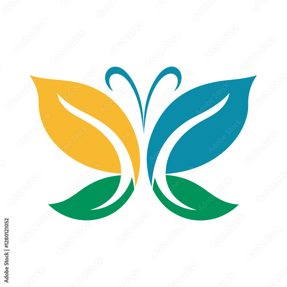 Obraz premium abstract flower logo