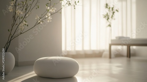 Nerve therapy session in a serene therapy room with a skilled therapist. Featuring relaxation and healing