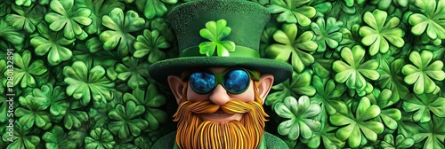 Obraz na płótnie st patricks day magic eye stereogram