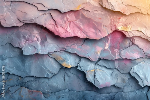 Wallpaper Mural Textured Layers Of Natural Stone Torontodigital.ca