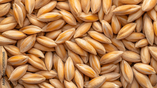 Wallpaper Mural Hyper realistic macro shot of golden wheat grains showcasing texture and detail Torontodigital.ca