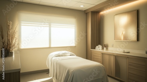 Nerve therapy treatment in a minimalist clinic. Featuring relief and comfort